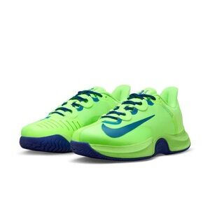 Nike Kids Neon Green and Blue Sneakers